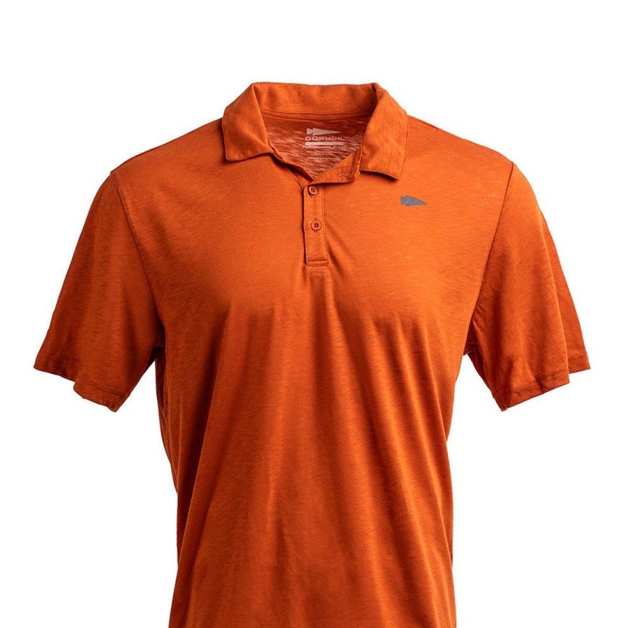 Apparel GORUCK Tees | The Field Polo - Texas Orange