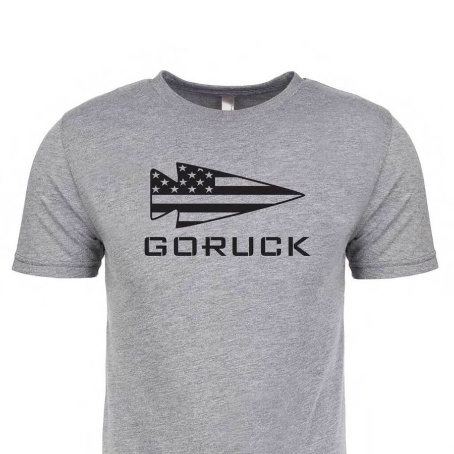 Apparel vendor-unknown Tees | T-Shirt - Goruck Usa (Black & Grey)