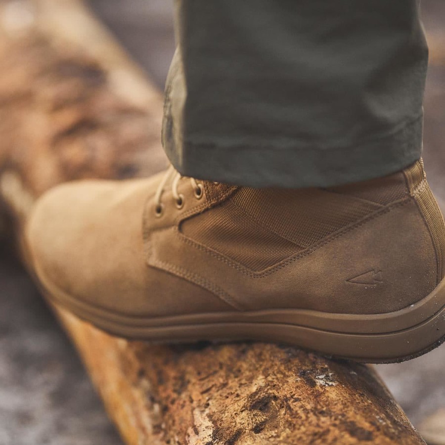 Footwear GORUCK All-Terrain Rucking Boots | Macv-1 - Mid Top - Coyote Suede