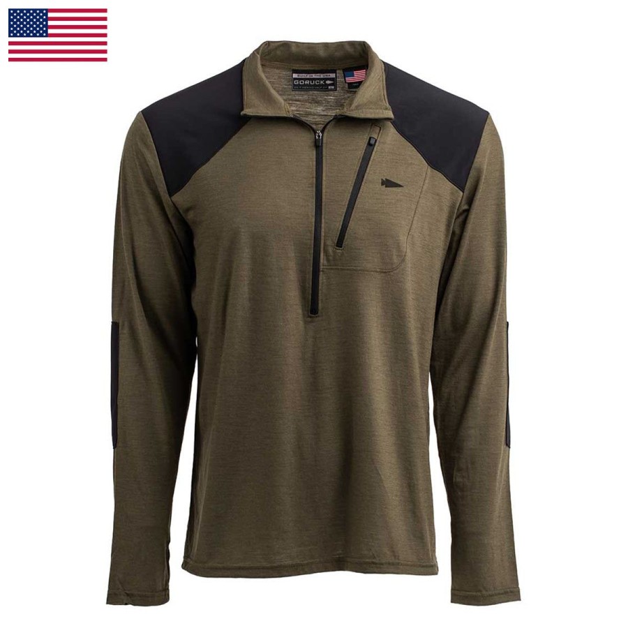 Apparel GORUCK Tops | 24.7 Merino Wool Half Zip