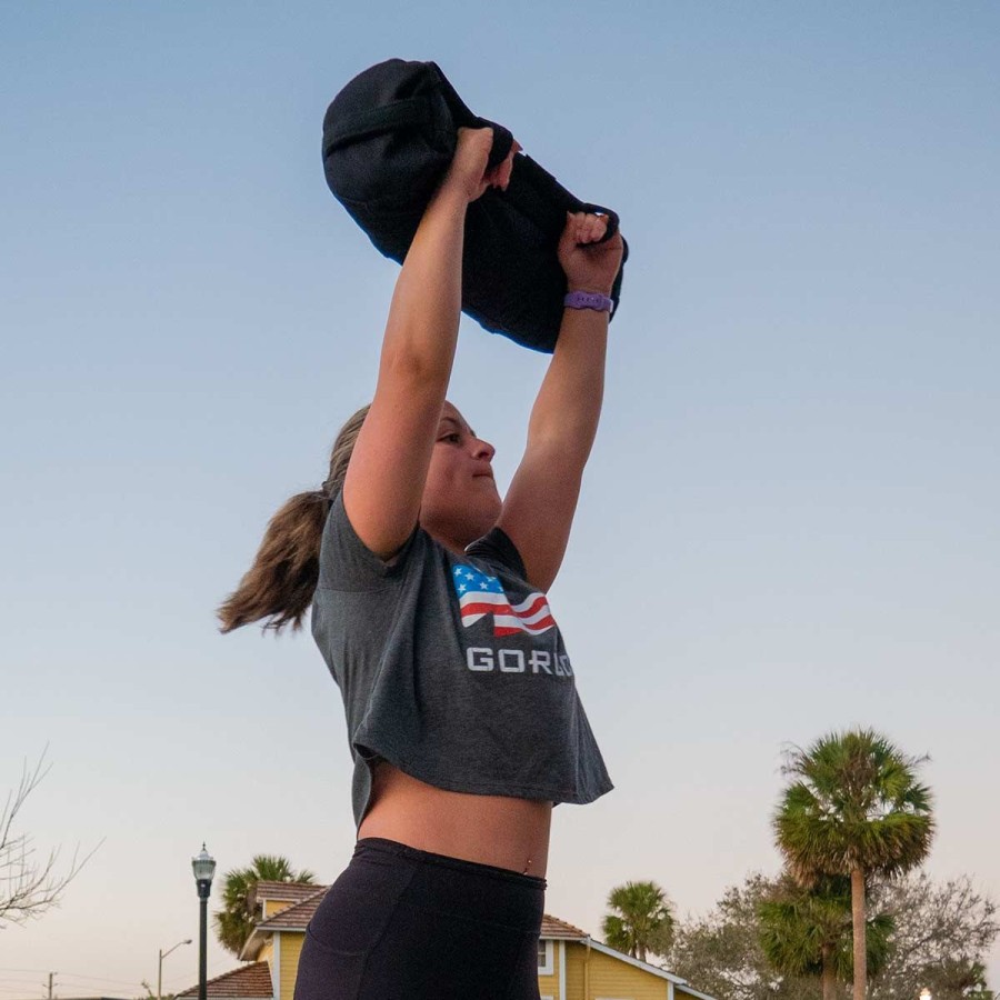 Apparel GORUCK Tees | Cropped T-Shirt - Goruck Spearhead (Women) Heather Grey