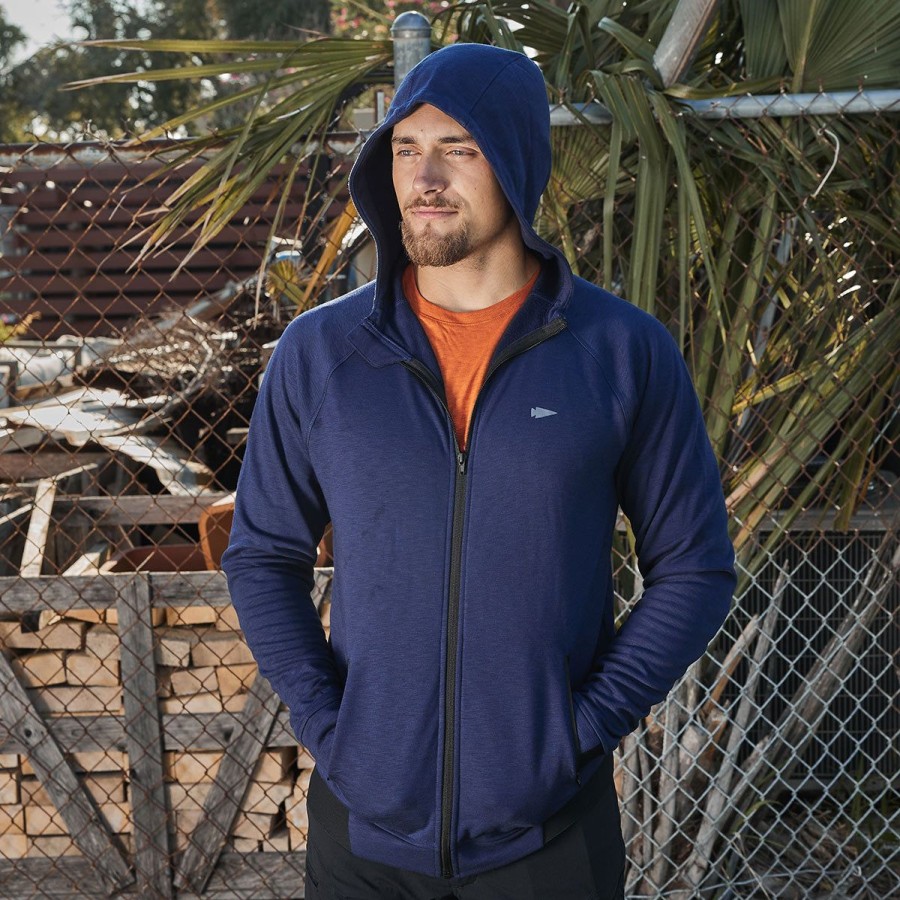 Apparel GORUCK Hoodies | The Field Full Zip Navy