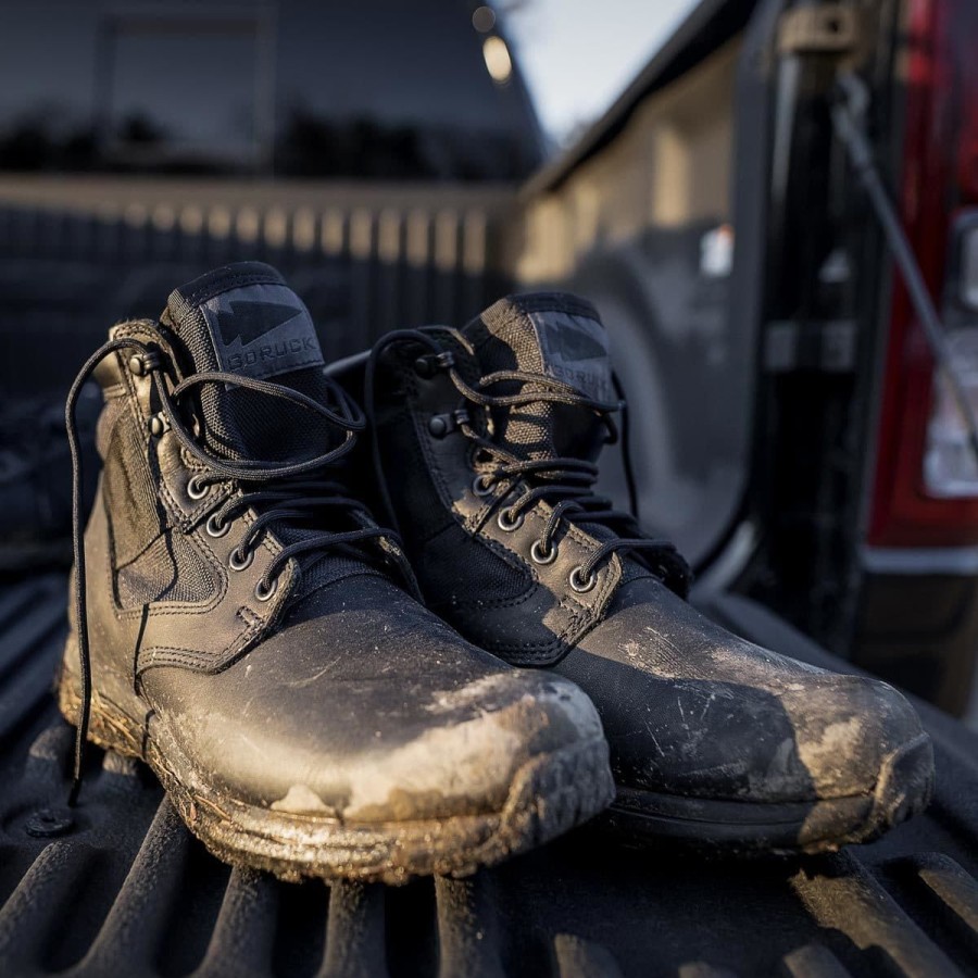 Footwear GORUCK All-Terrain Rucking Boots | Macv-1 - Mid Top - Black