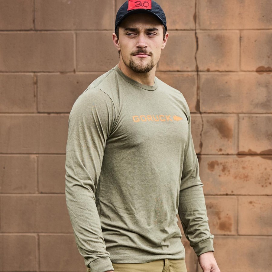 Apparel vendor-unknown Hoodies | Long Sleeve T-Shirt - Goruck Spearhead