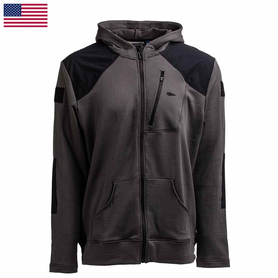 Apparel GORUCK Tops | Indestructible Grid Fleece Full Zip