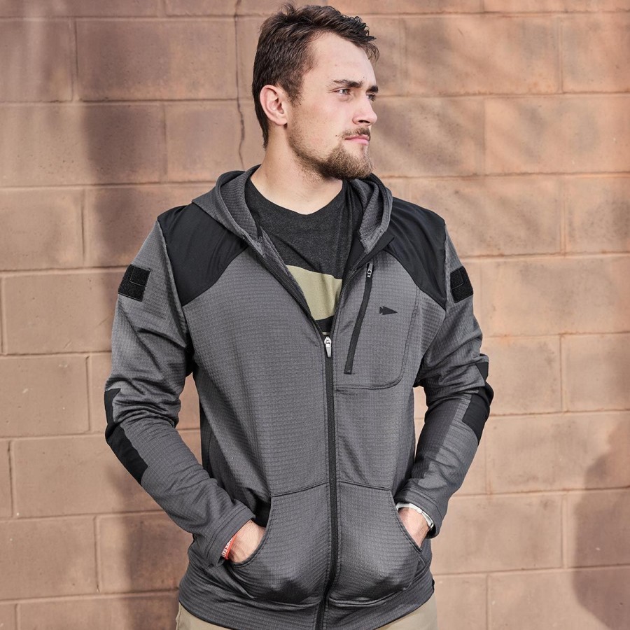 Apparel GORUCK Tops | Indestructible Grid Fleece Full Zip