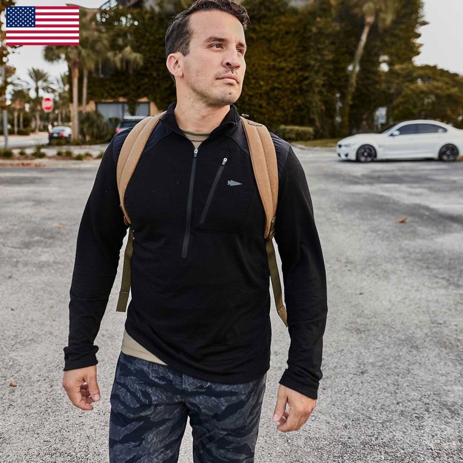 Apparel GORUCK Bottoms | 24.7 Simple Pants - Midweight - Usa Black Tiger Stripe