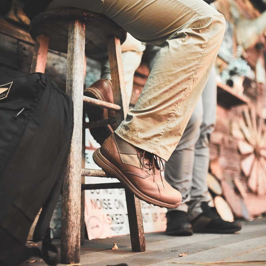 Footwear GORUCK All-Terrain Rucking Boots | Macv-1 - Mid Top - Light Brown + Coyote - Small Sizes