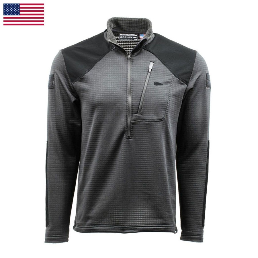 Apparel GORUCK Tops | Indestructible Grid Fleece Half Zip