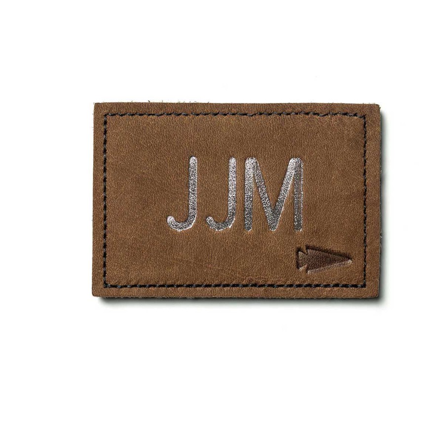 Gear vendor-unknown Patches | Patch - Custom Leather Monogram